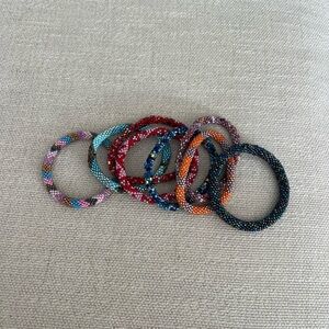 Multicolor beaded bracelets